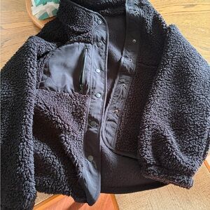 Hippie Rose Black Puffer Jacket